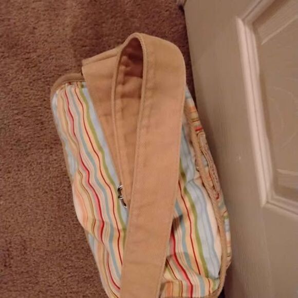 Fossil Fabric Multicolored Stripe Fabric Purse - Picture 5 of 8